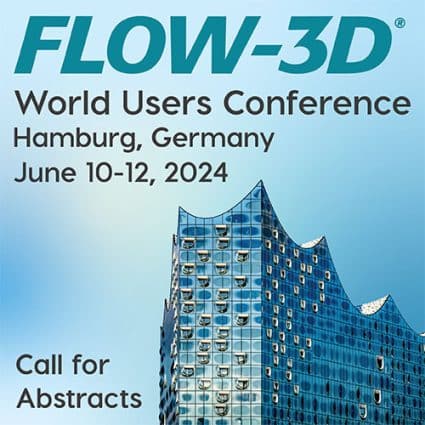 FLOW-3D World Users Conference Call for Abstracts 2024
